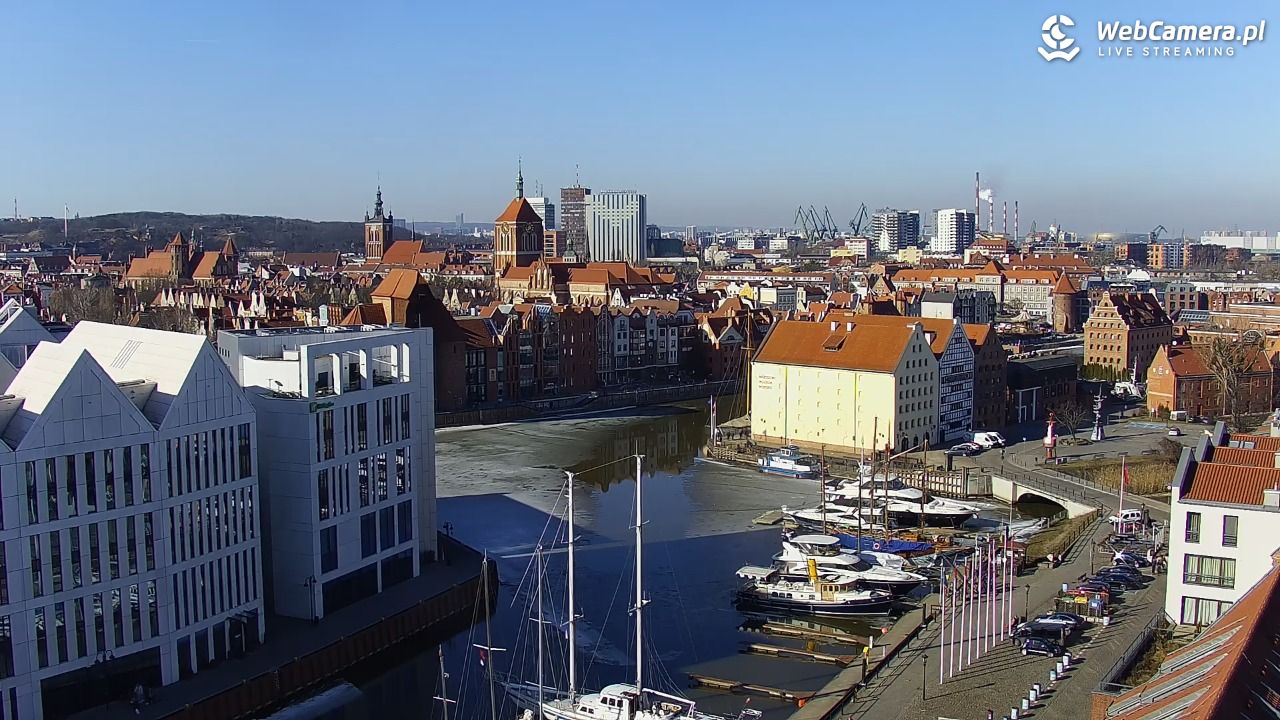 GDAŃSK - widok na Stare Miasto - 06 marzec 2026, 13:37