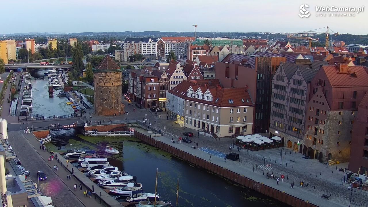 GDAŃSK - widok na Stare Miasto - 14 lipiec 2026, 21:23