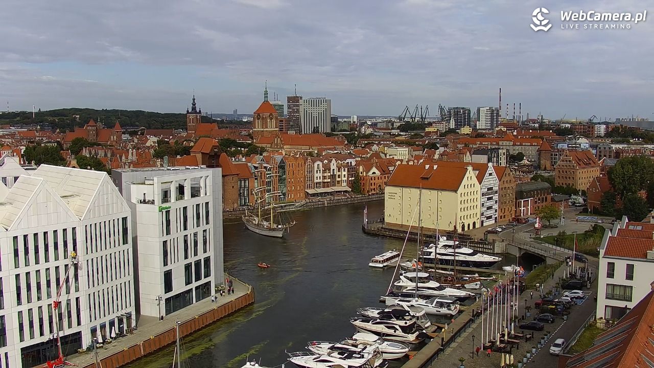 GDAŃSK - widok na Stare Miasto - 07 wresień 2026, 10:14