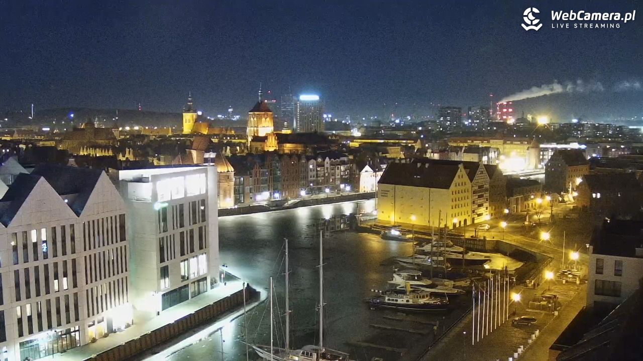 GDAŃSK - widok na Stare Miasto - 05 marzec 2026, 21:57