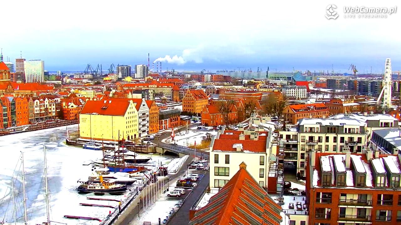 GDAŃSK - widok na Stare Miasto - 23 luty 2026, 09:38