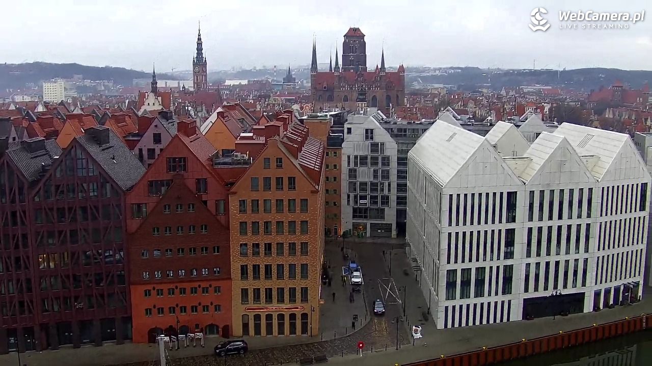 GDAŃSK - widok na Stare Miasto - 20 grudzień 2025, 08:55
