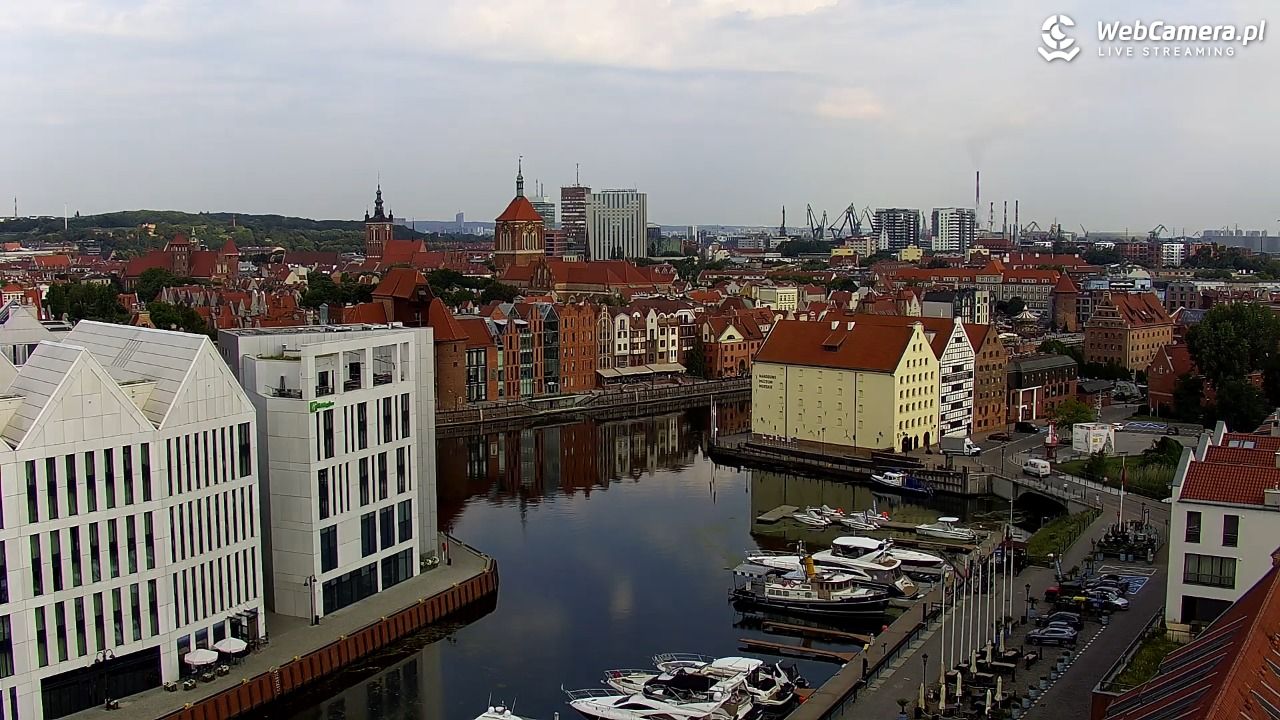 GDAŃSK - widok na Stare Miasto - 31 lipiec 2026, 08:45
