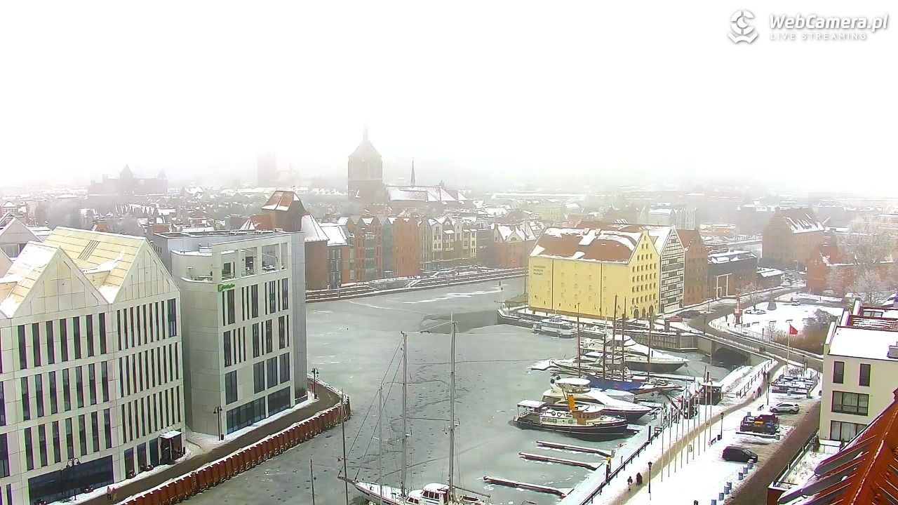 GDAŃSK - widok na Stare Miasto - 17 styczeń 2026, 12:49