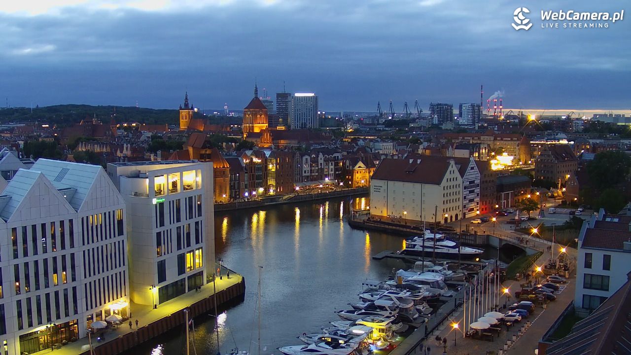 GDAŃSK - widok na Stare Miasto - 22 maj 2026, 21:30