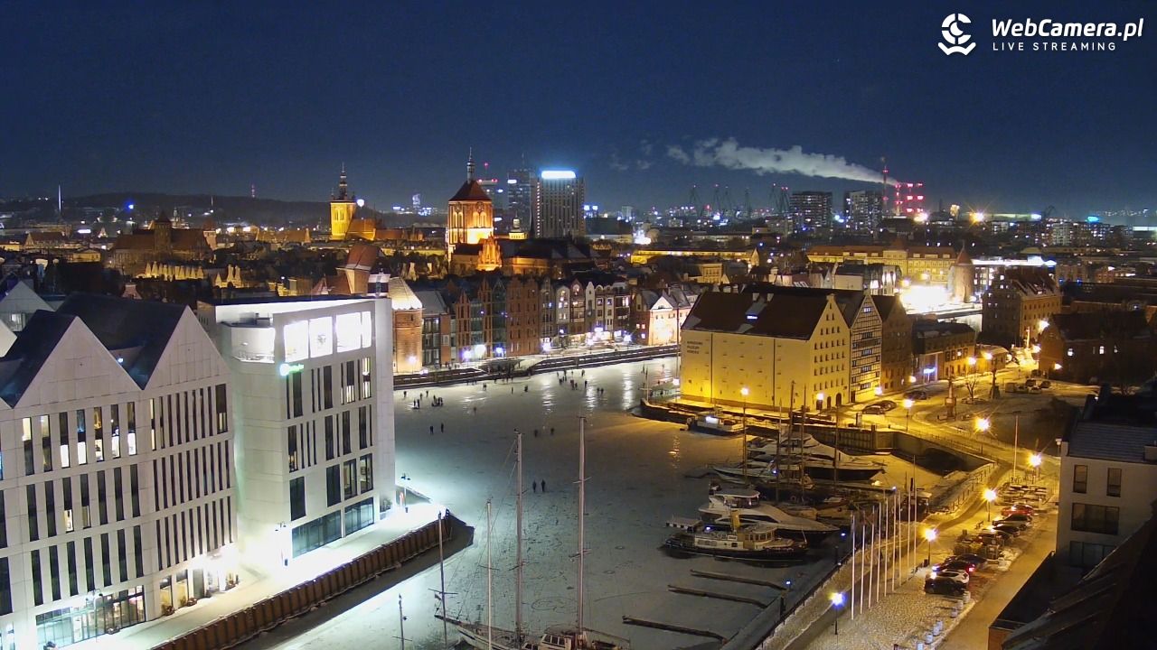 GDAŃSK - widok na Stare Miasto - 02 luty 2026, 19:26