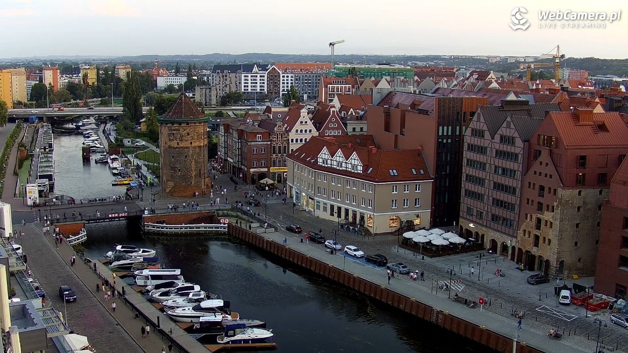 GDAŃSK - widok na Stare Miasto - 04 sierpień 2026, 20:27