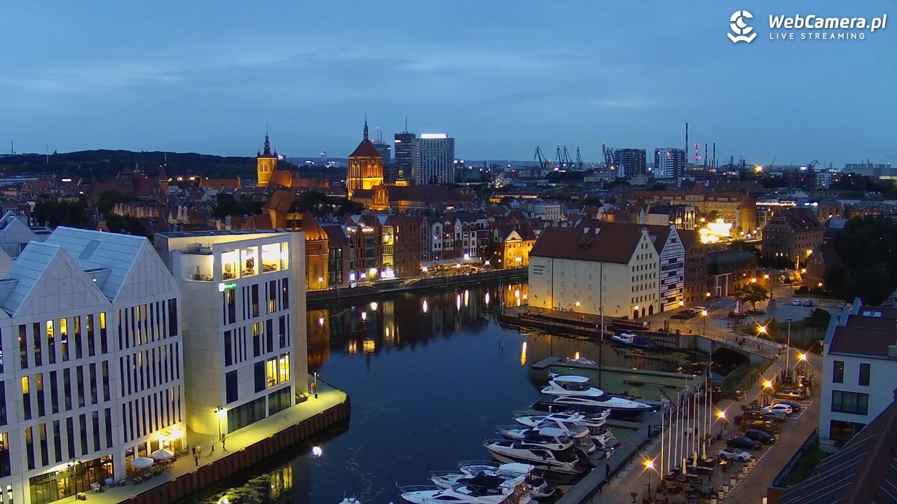 GDAŃSK - widok na Stare Miasto - 02 lipiec 2026, 21:51