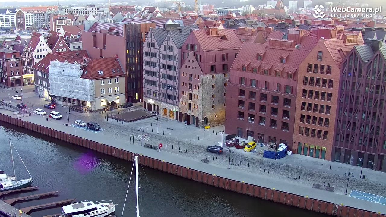 GDAŃSK - widok na Stare Miasto - 09 kwiecień 2026, 19:43