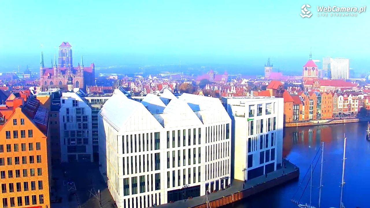 GDAŃSK - widok na Stare Miasto - 08 listopad 2025, 08:25