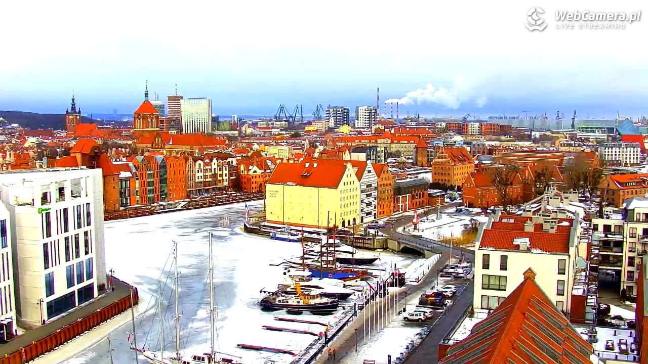 GDAŃSK - widok na Stare Miasto - 23 luty 2026, 09:38