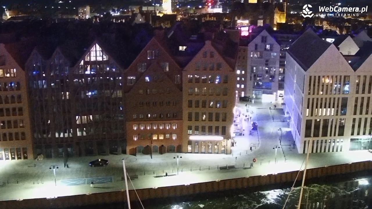 GDAŃSK - widok na Stare Miasto - 25 czerwiec 2026, 00:09