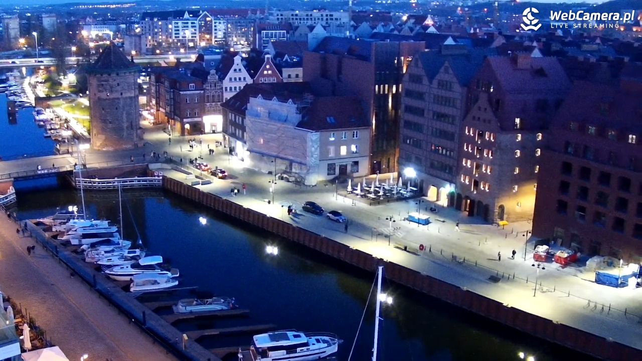 GDAŃSK - widok na Stare Miasto - 30 kwiecień 2026, 20:56