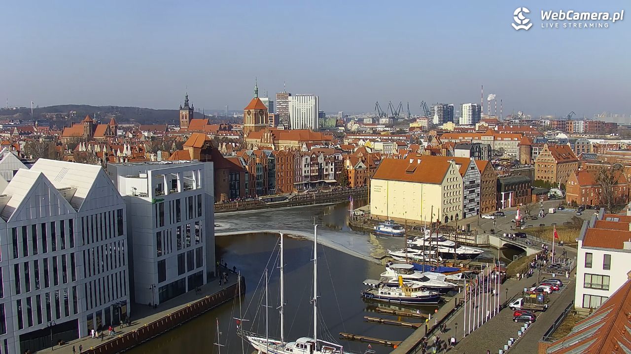 GDAŃSK - widok na Stare Miasto - 08 marzec 2026, 11:40