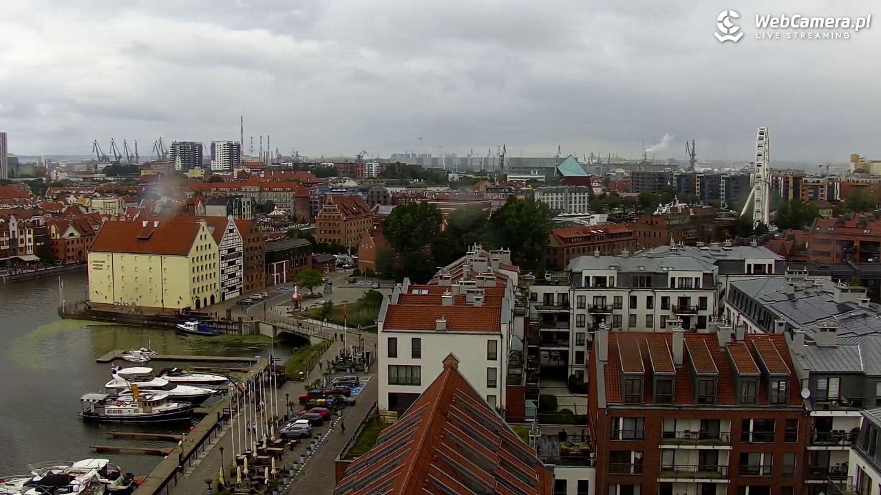 GDAŃSK - widok na Stare Miasto - 21 lipiec 2026, 10:55
