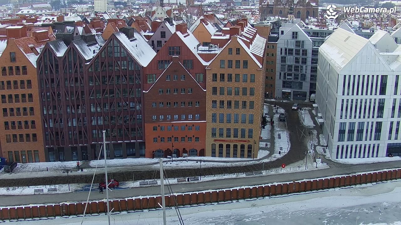 GDAŃSK - widok na Stare Miasto - 30 styczeń 2026, 14:05