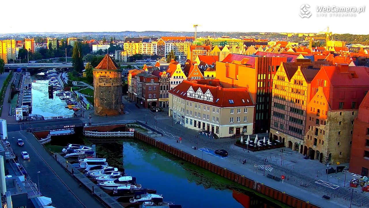 GDAŃSK - widok na Stare Miasto - 03 sierpień 2026, 05:25