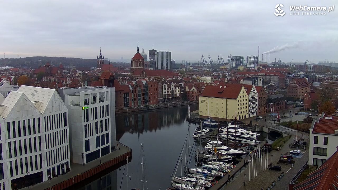 GDAŃSK - widok na Stare Miasto - 11 listopad 2025, 07:29