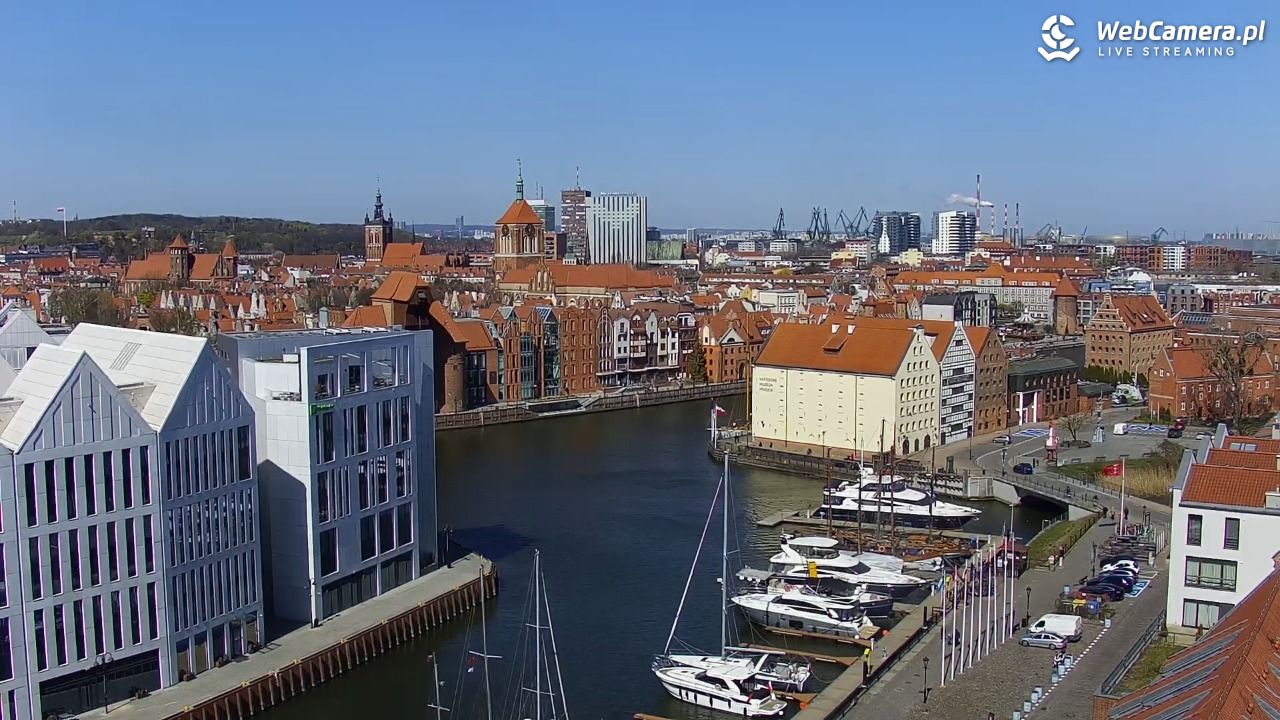GDAŃSK - widok na Stare Miasto - 20 kwiecień 2026, 11:55