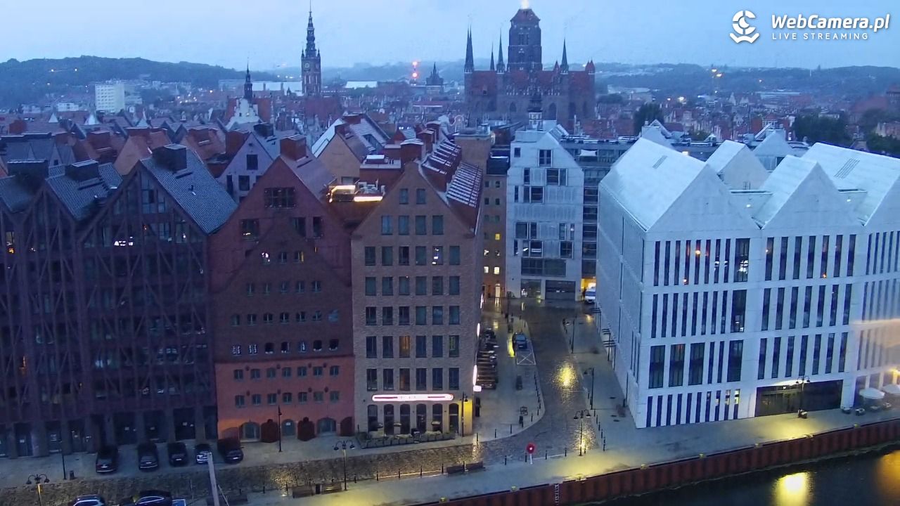 GDAŃSK - widok na Stare Miasto - 01 sierpień 2026, 04:56