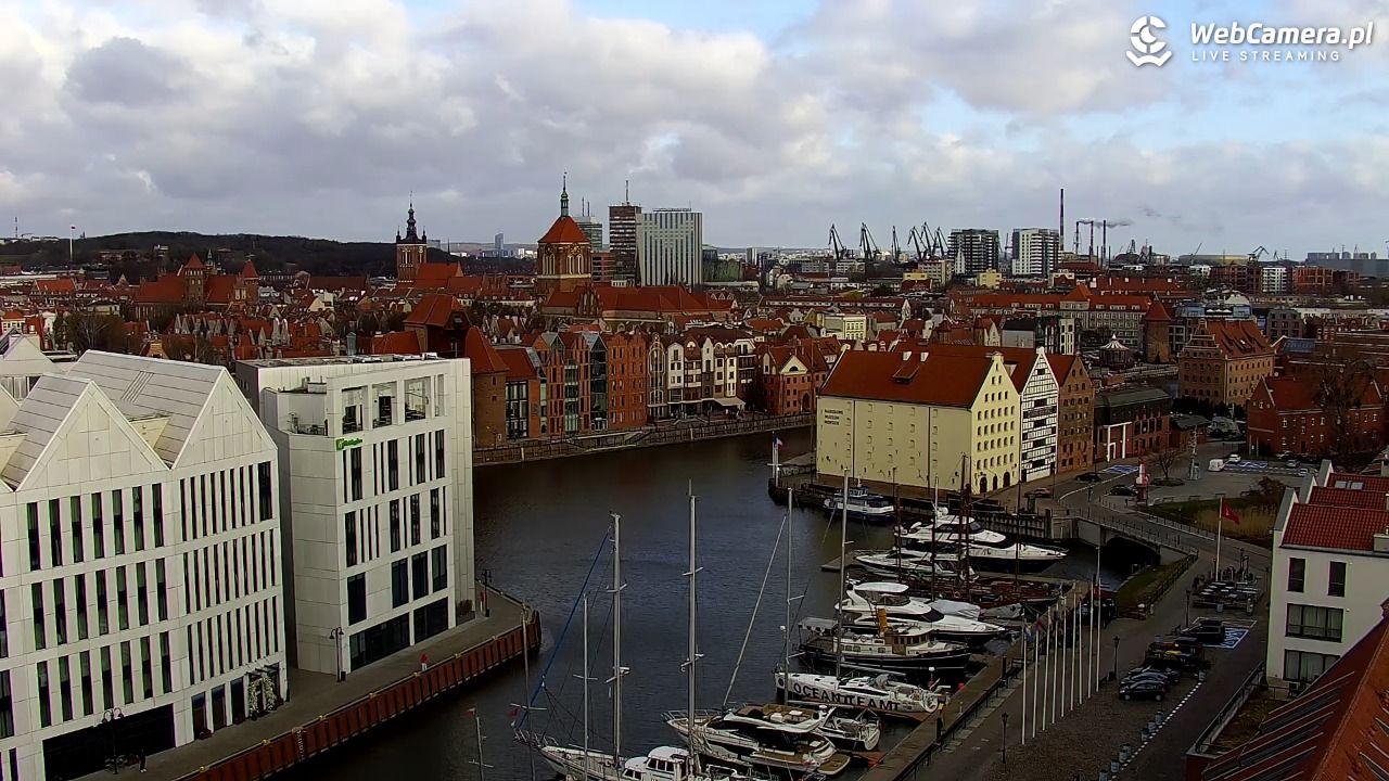 GDAŃSK - widok na Stare Miasto - 06 kwiecień 2026, 07:51