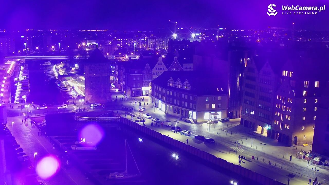 GDAŃSK - widok na Stare Miasto - 22 listopad 2025, 20:07