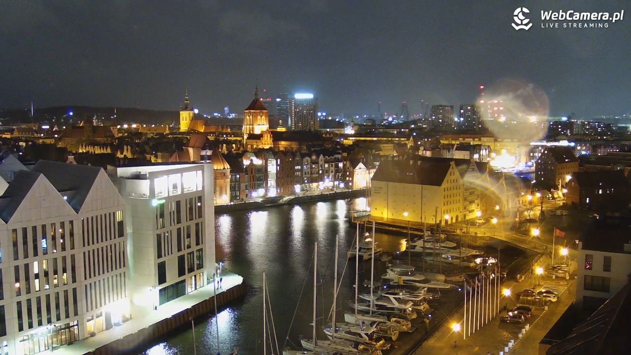 GDAŃSK - widok na Stare Miasto - 25 kwiecień 2026, 21:43
