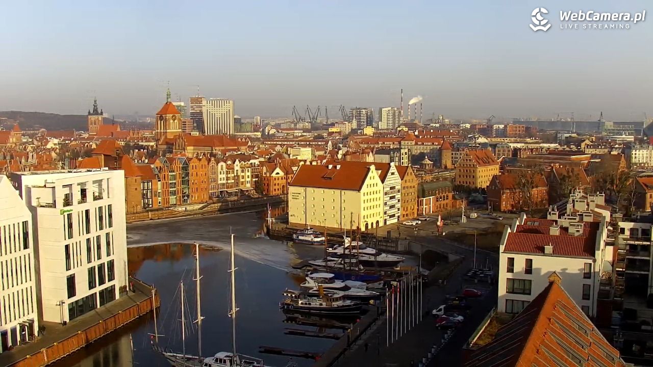 GDAŃSK - widok na Stare Miasto - 08 marzec 2026, 08:06