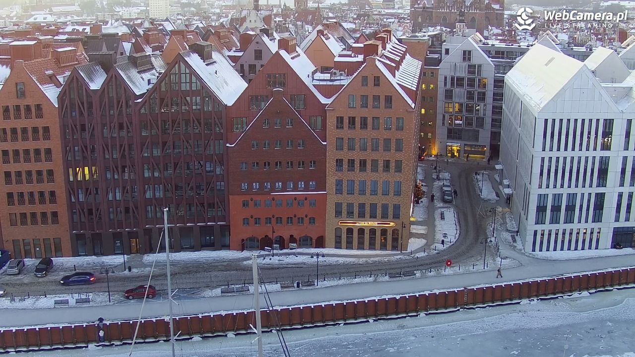 GDAŃSK - widok na Stare Miasto - 02 luty 2026, 16:35