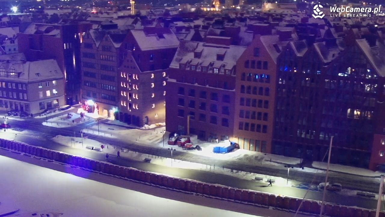 GDAŃSK - widok na Stare Miasto - 08 luty 2026, 23:07