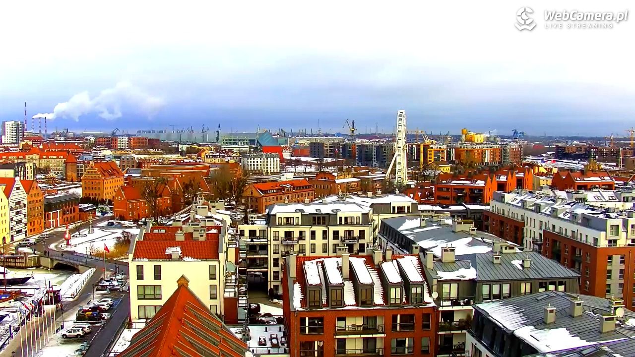 GDAŃSK - widok na Stare Miasto - 23 luty 2026, 09:38