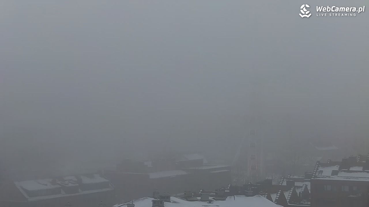 GDAŃSK - widok na Stare Miasto - 17 styczeń 2026, 08:58