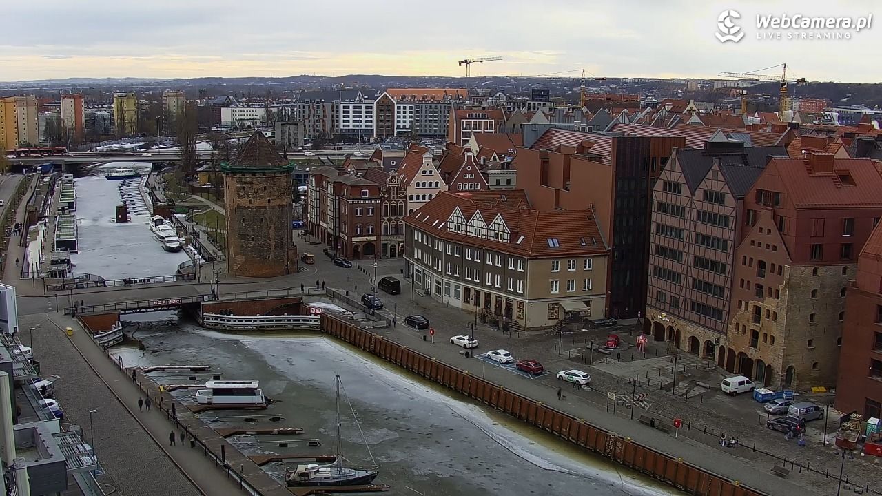 GDAŃSK - widok na Stare Miasto - 02 marzec 2026, 14:25