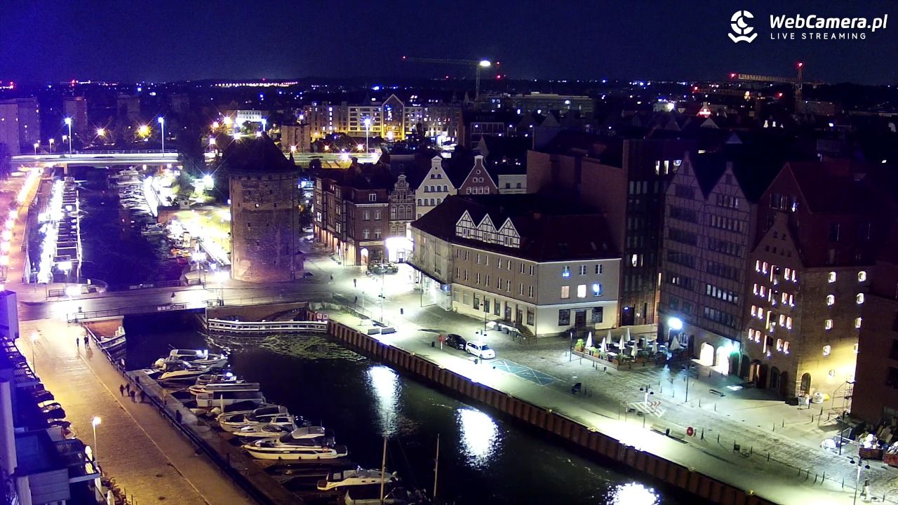 GDAŃSK - widok na Stare Miasto - 07 lipiec 2026, 23:42