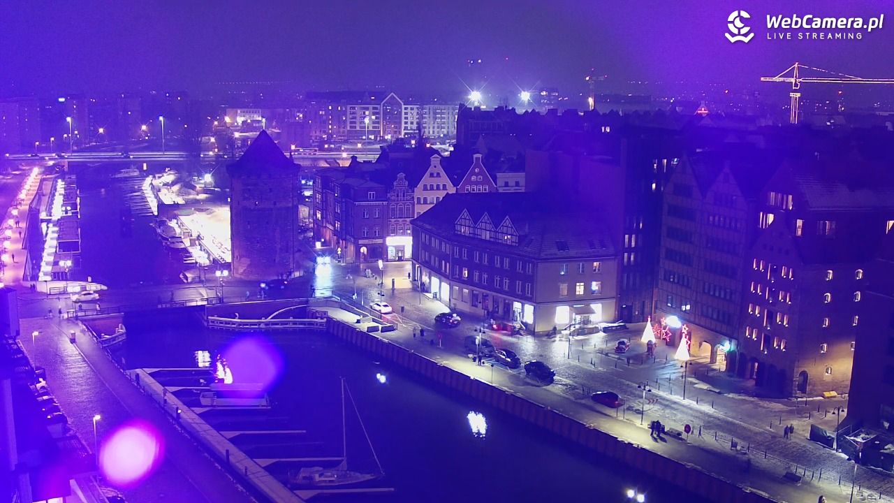 GDAŃSK - widok na Stare Miasto - 05 styczeń 2026, 19:24