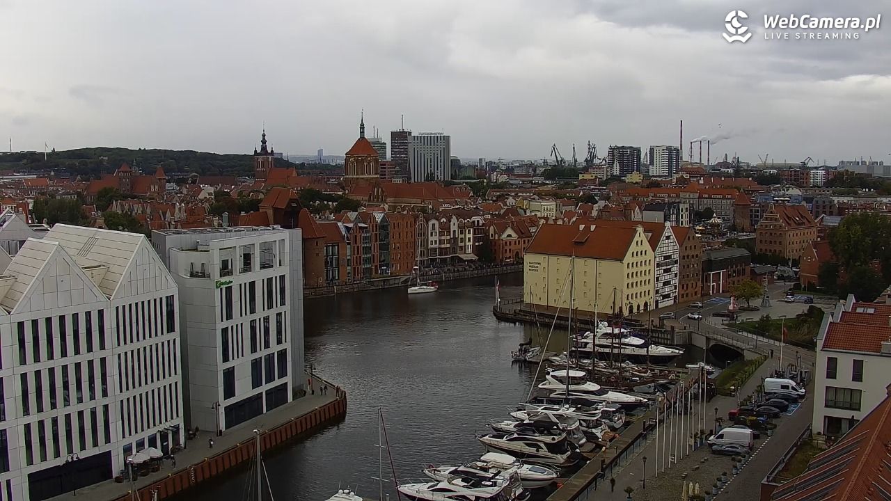 GDAŃSK - widok na Stare Miasto - 25 wresień 2026, 14:35