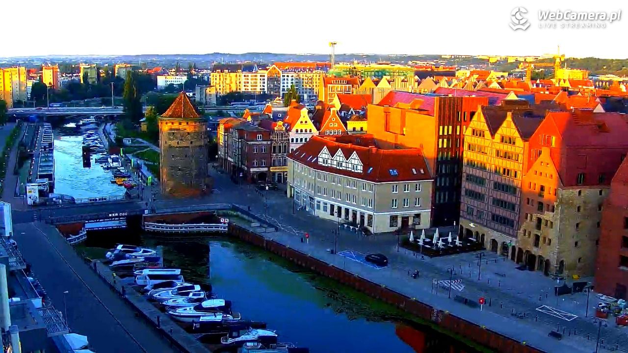GDAŃSK - widok na Stare Miasto - 03 sierpień 2026, 05:25