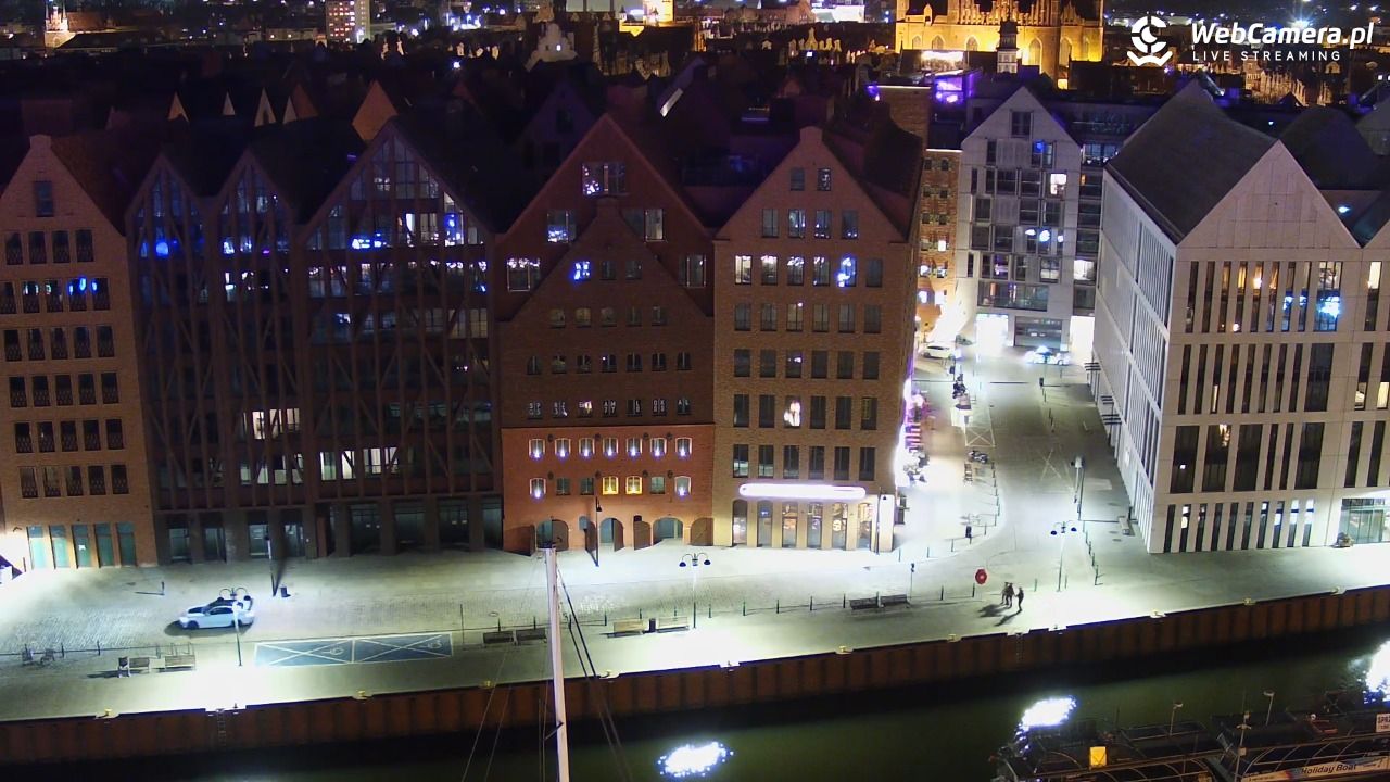 GDAŃSK - widok na Stare Miasto - 09 kwiecień 2026, 22:39