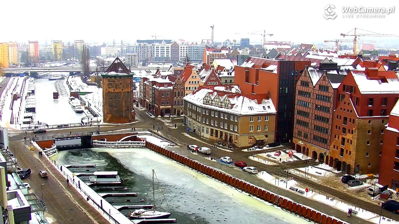 GDAŃSK - widok na Stare Miasto - 26 styczeń 2026, 13:56