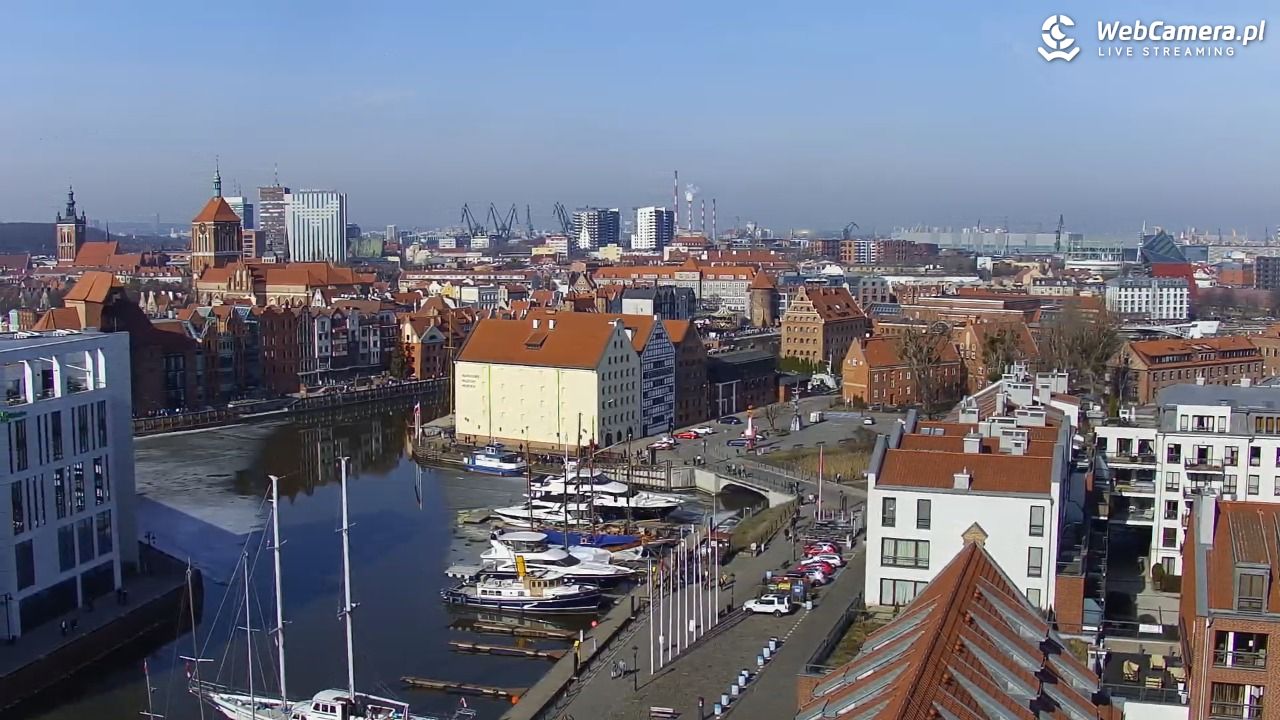 GDAŃSK - widok na Stare Miasto - 07 marzec 2026, 12:23