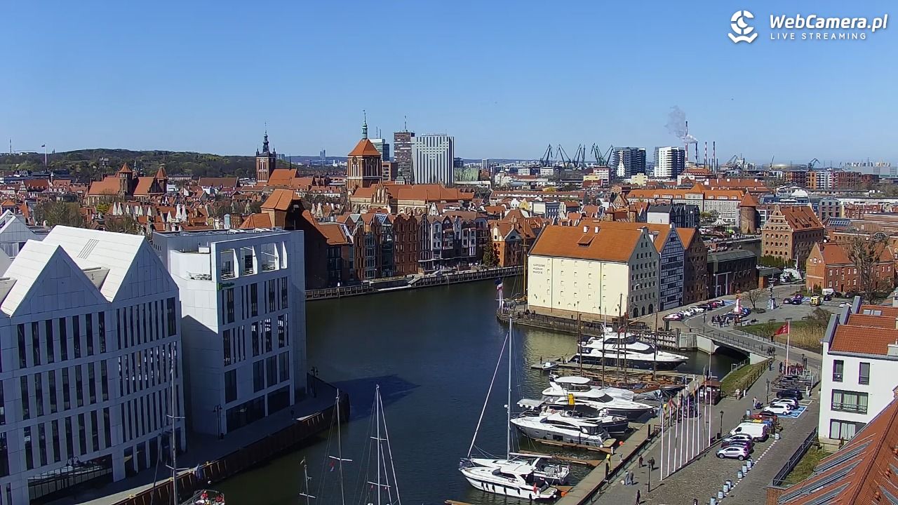 GDAŃSK - widok na Stare Miasto - 21 kwiecień 2026, 12:59