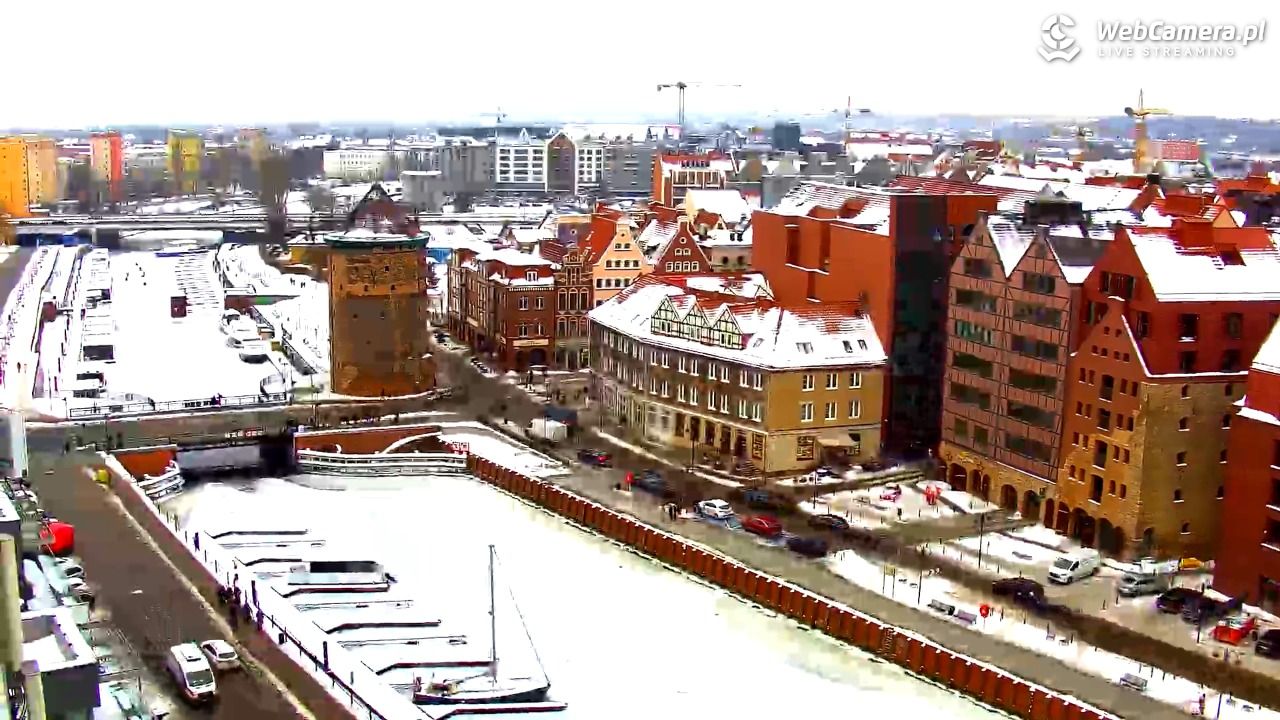 GDAŃSK - widok na Stare Miasto - 30 styczeń 2026, 11:20