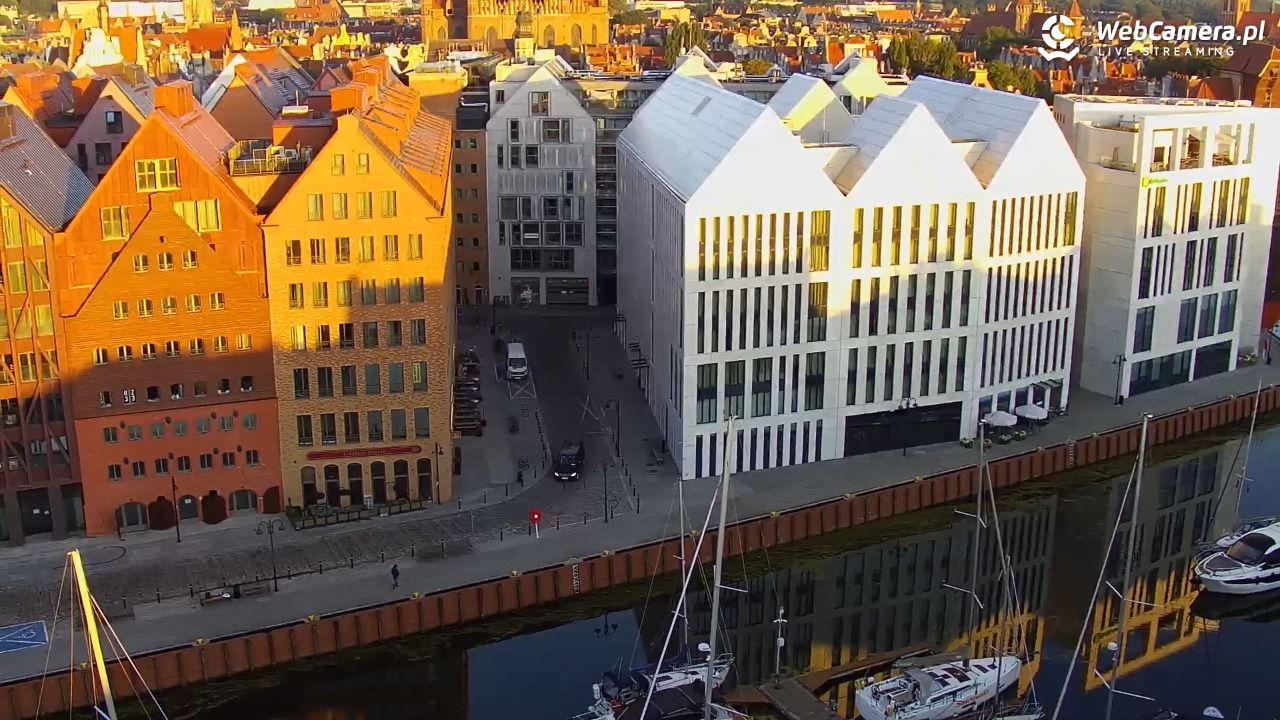 GDAŃSK - widok na Stare Miasto - 24 sierpień 2026, 06:05