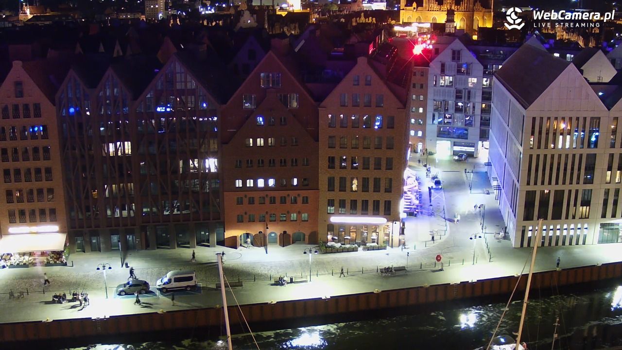 GDAŃSK - widok na Stare Miasto - 18 sierpień 2026, 21:42