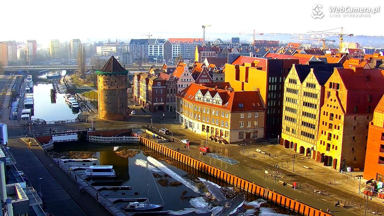 GDAŃSK - widok na Stare Miasto - 07 marzec 2026, 08:23