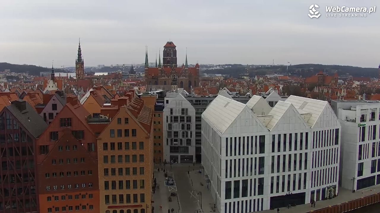 GDAŃSK - widok na Stare Miasto - 25 marzec 2026, 11:56