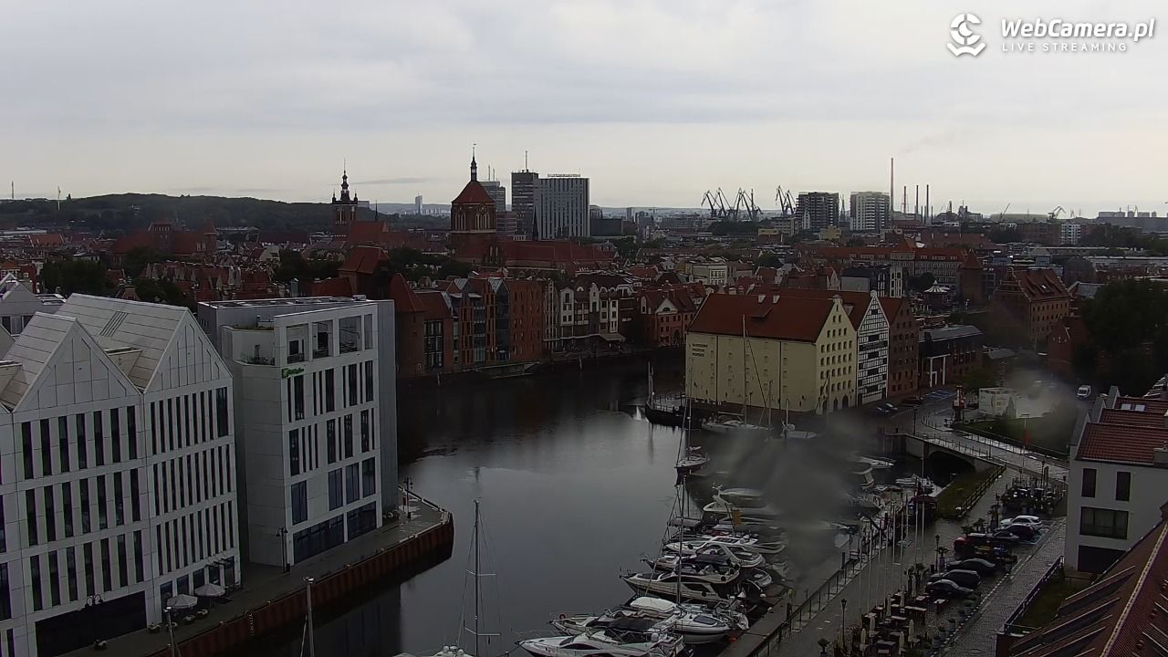 GDAŃSK - widok na Stare Miasto - 16 sierpień 2026, 07:14