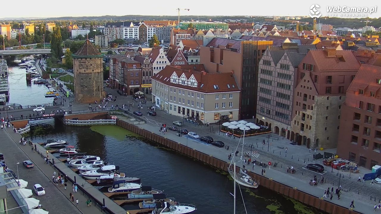 GDAŃSK - widok na Stare Miasto - 08 sierpień 2026, 20:07