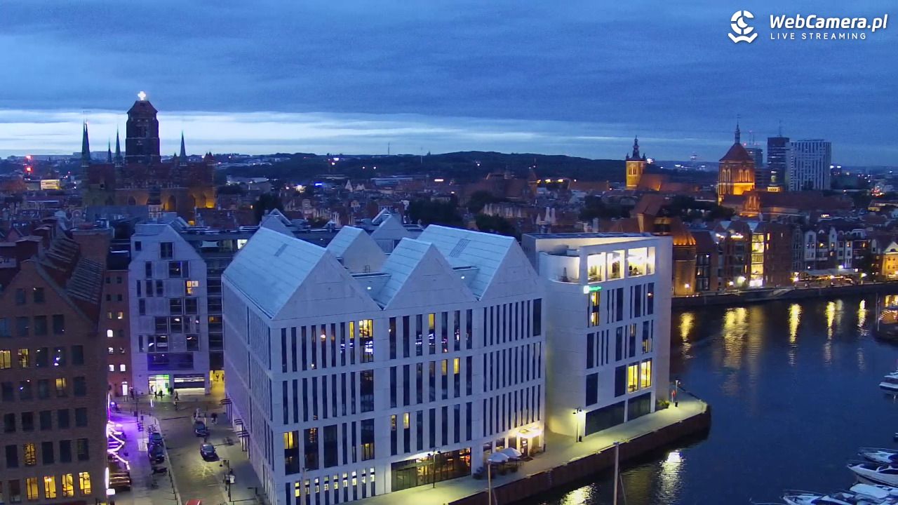 GDAŃSK - widok na Stare Miasto - 14 wresień 2026, 19:28