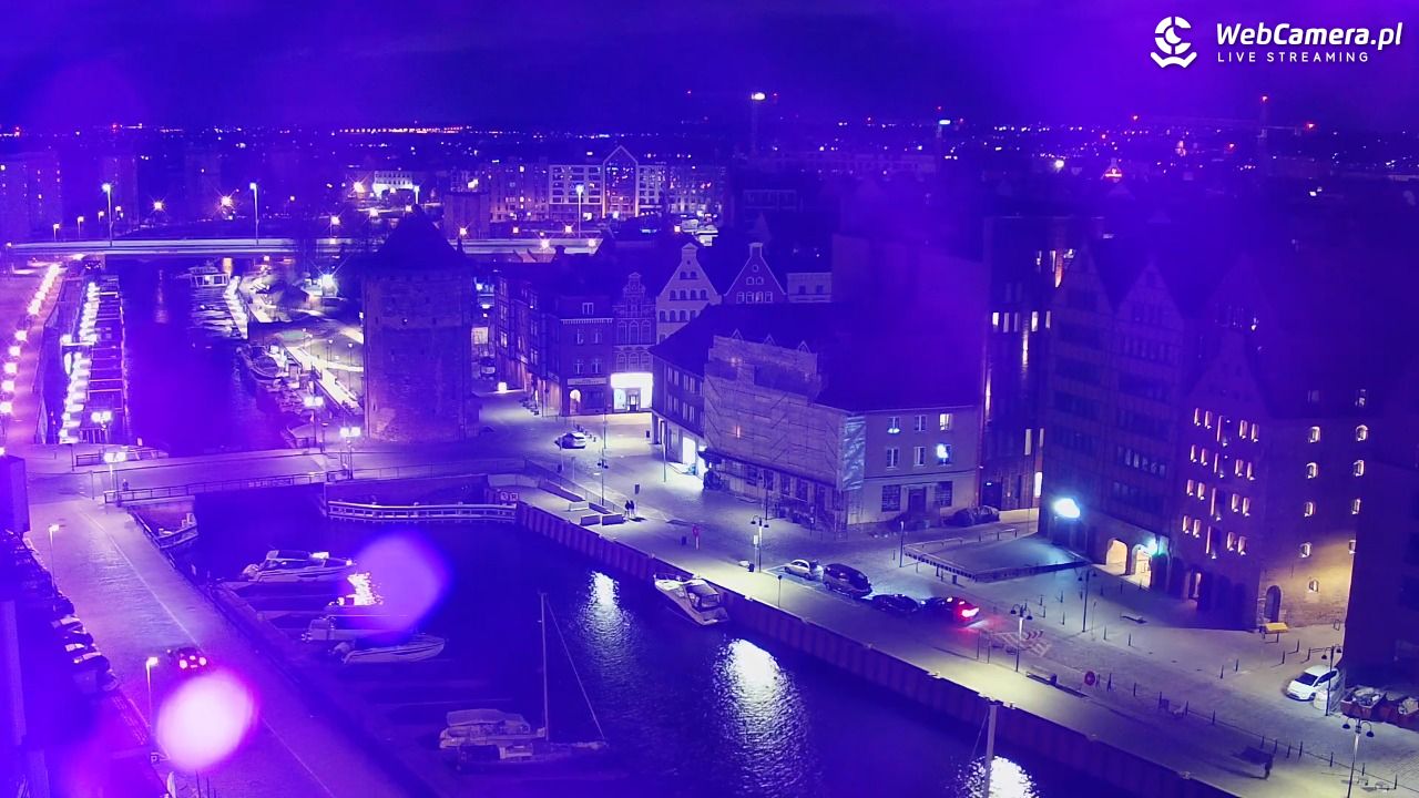 GDAŃSK - widok na Stare Miasto - 08 kwiecień 2026, 23:14